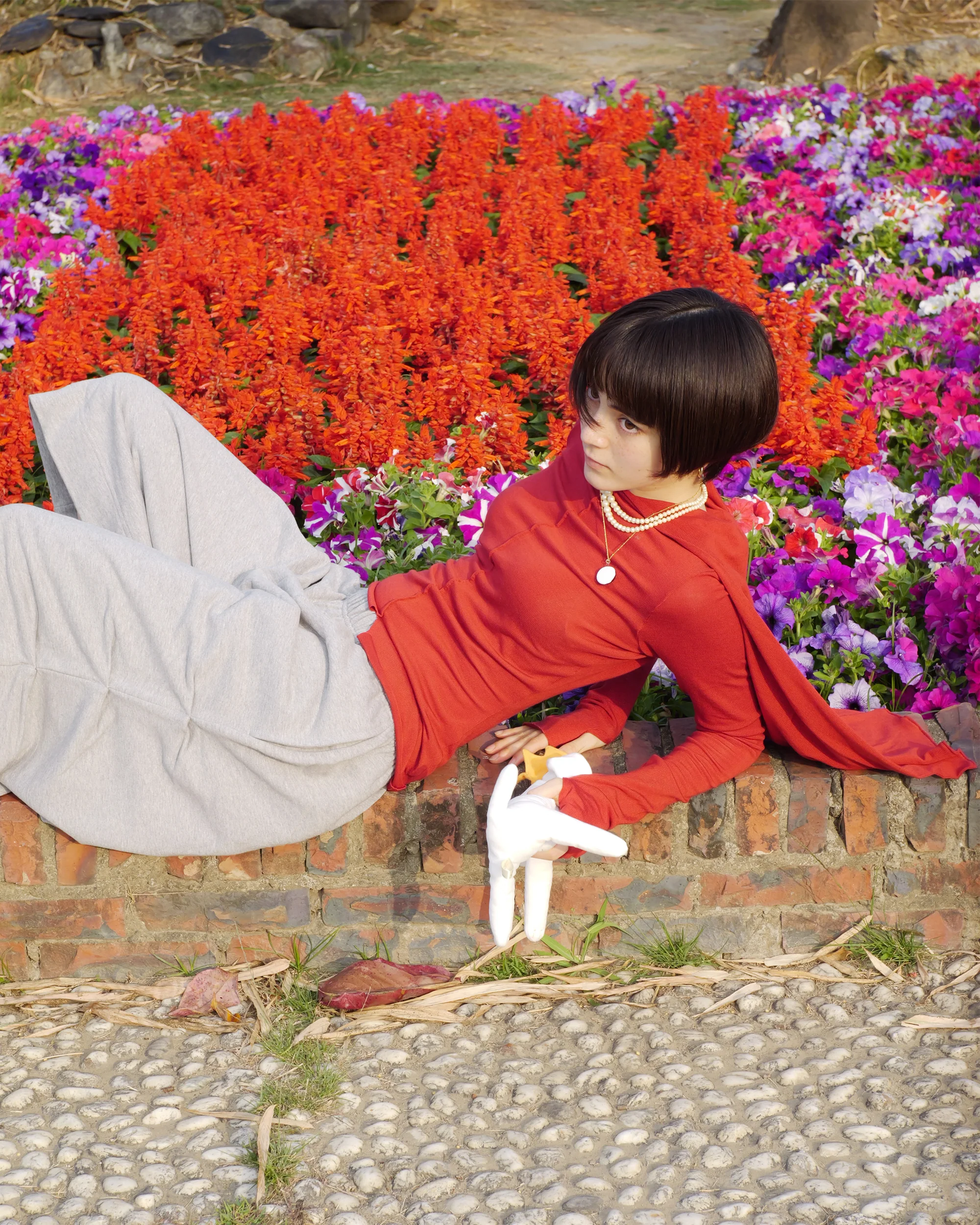 Goro Kenji Shorts in Grey Marle - Image 18