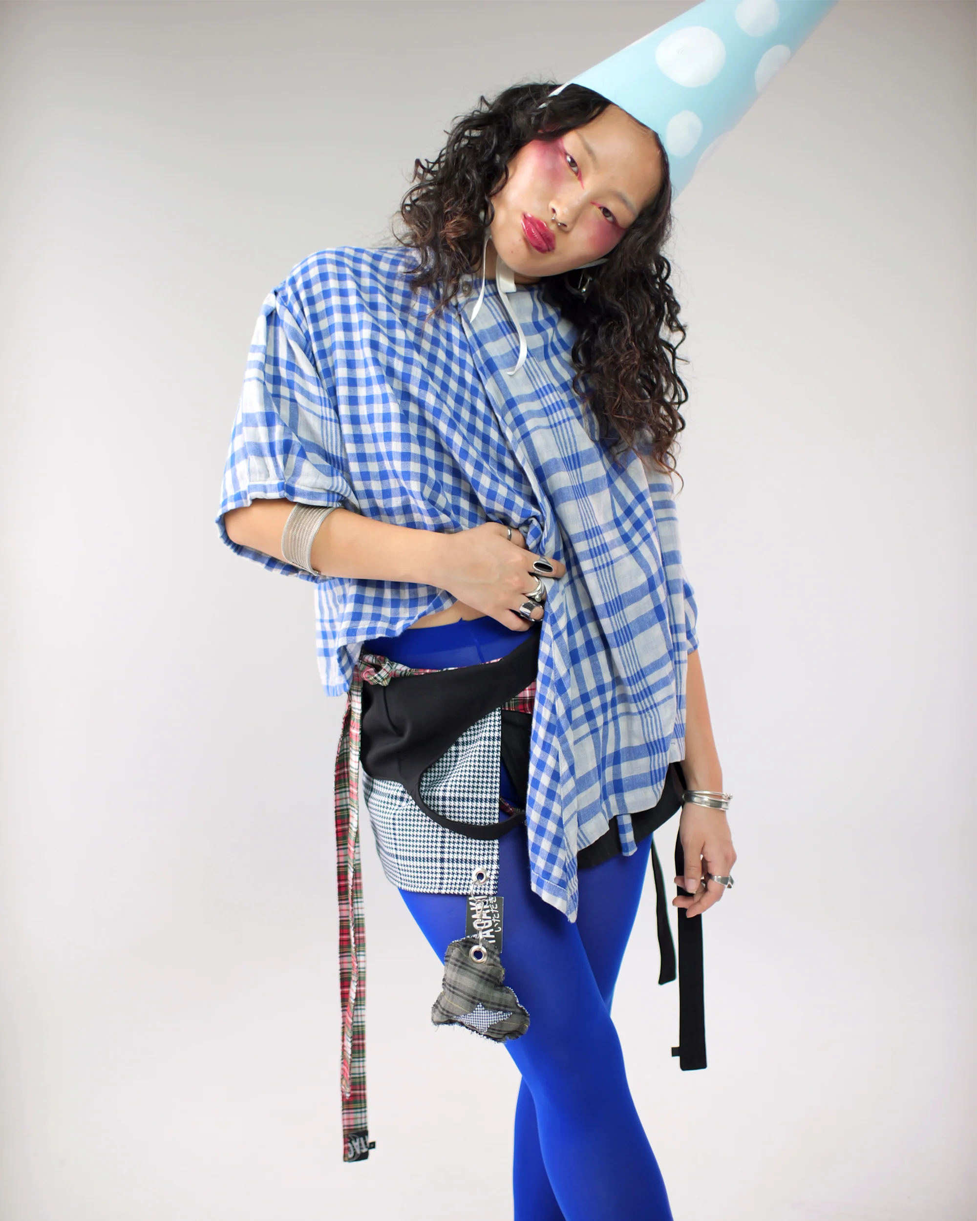 Asymmetrical Wang Top in Blue - Image 6