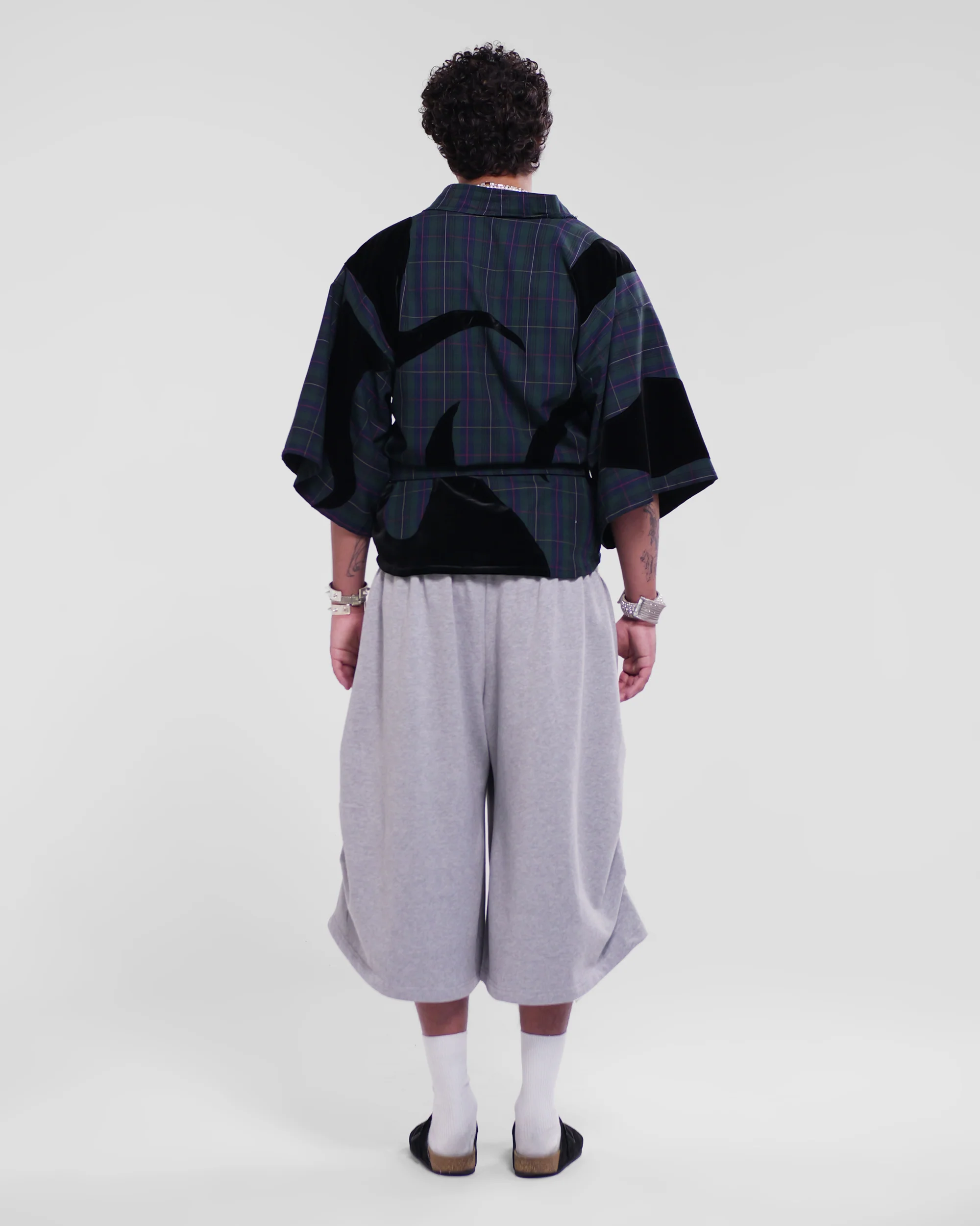 Goro Kenji Shorts in Grey Marle - Image 13