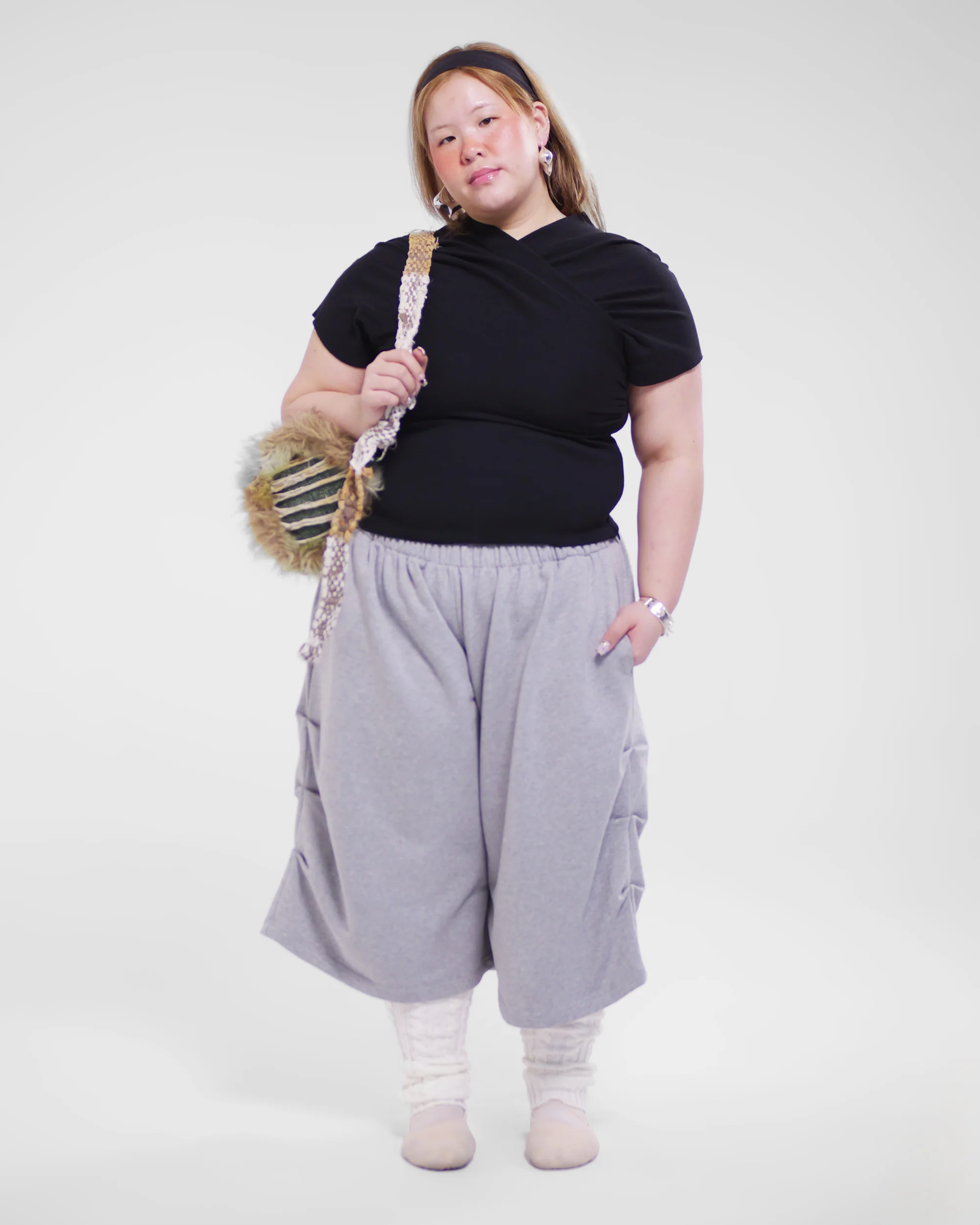 Goro Kenji Shorts in Grey Marle - Image 14