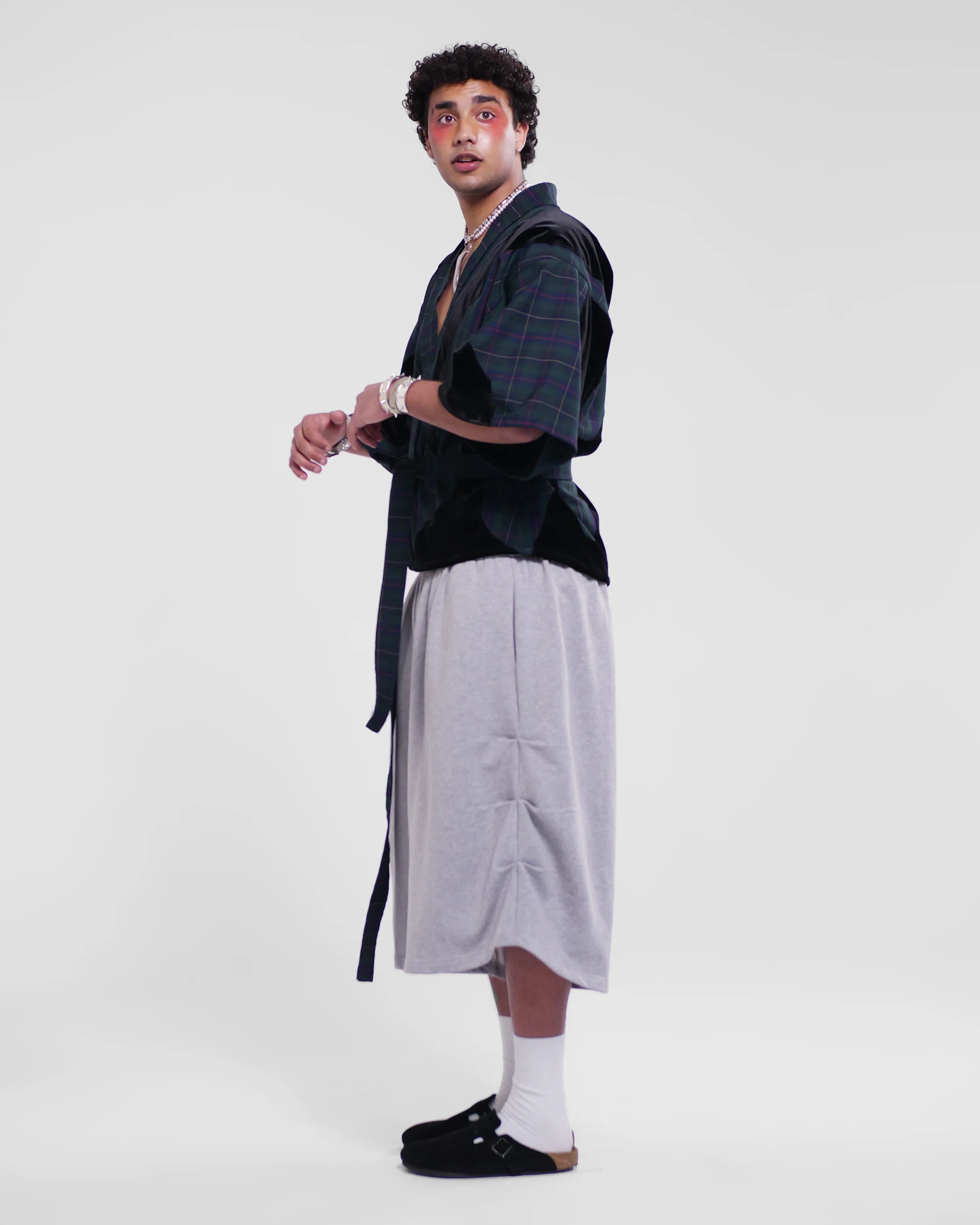 Goro Kenji Shorts in Grey Marle - Image 6