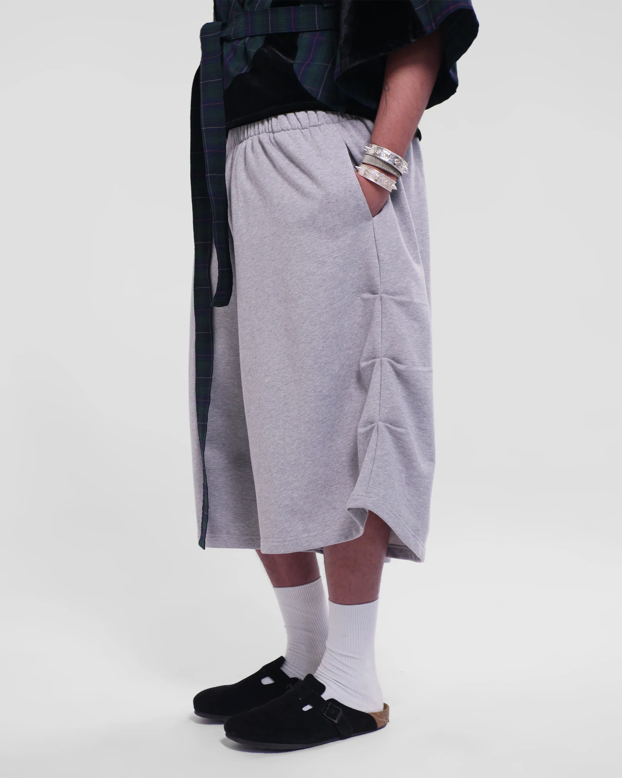 Goro Kenji Shorts in Grey Marle - Image 7