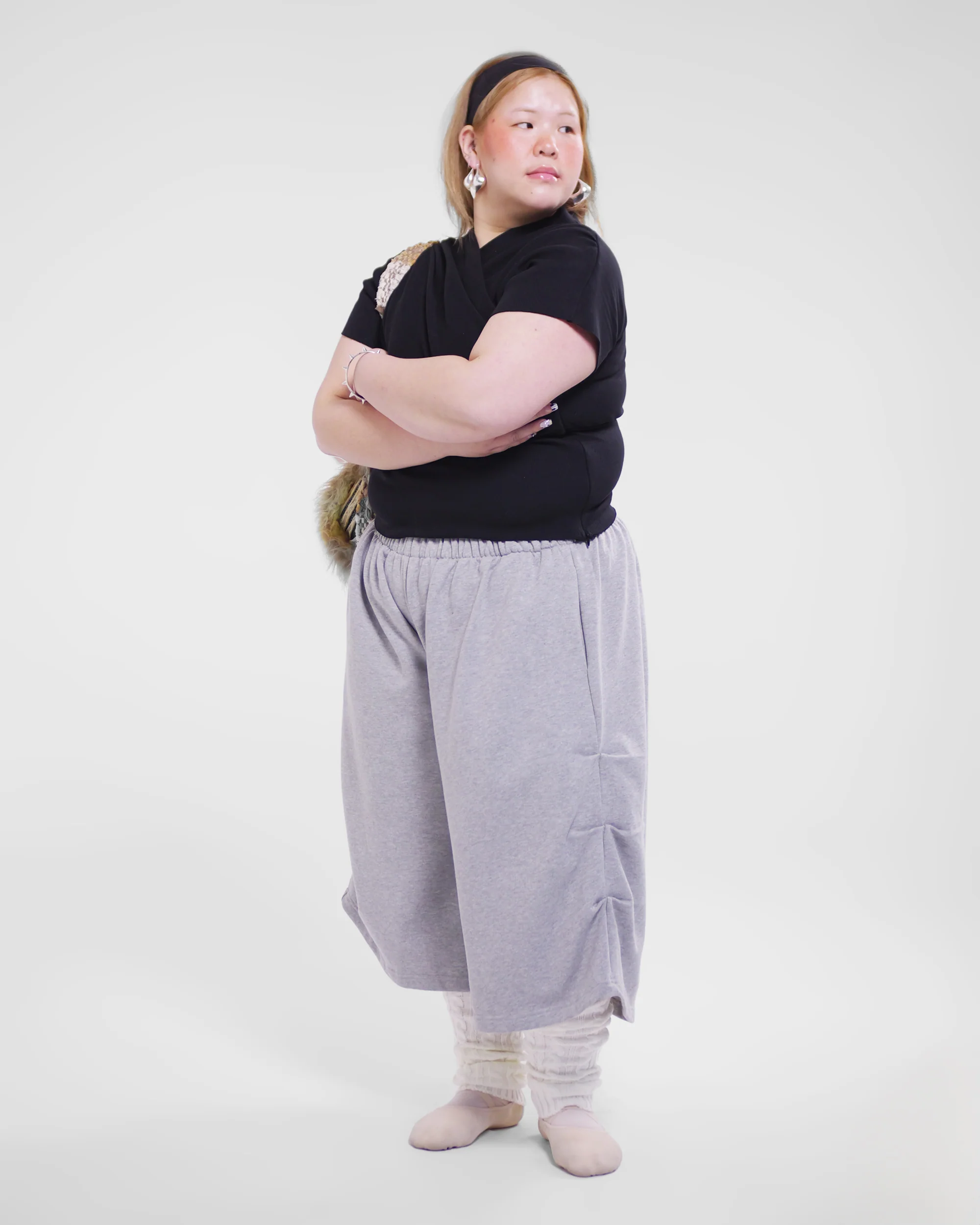 Goro Kenji Shorts in Grey Marle - Image 8