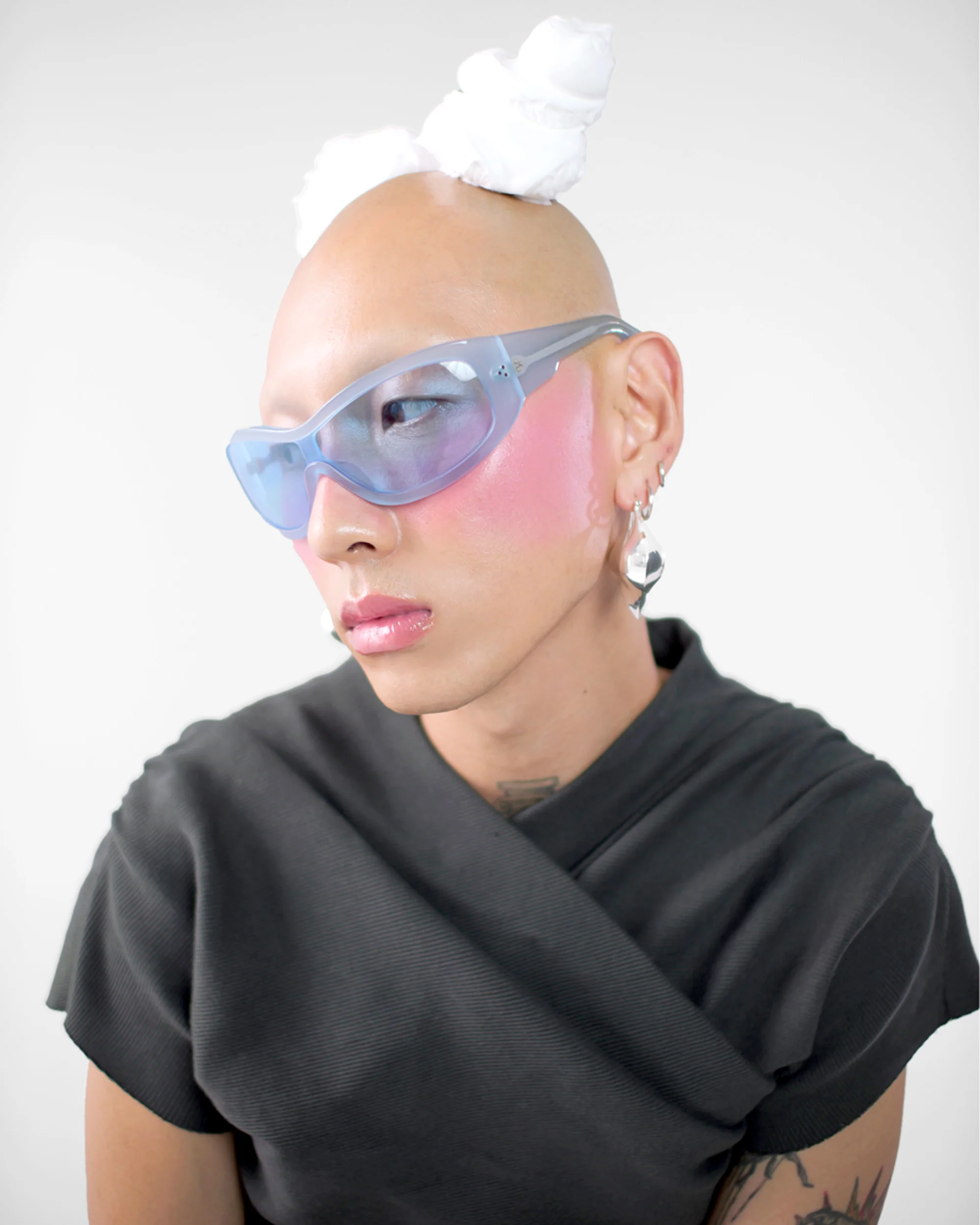 Kimono Ribbed Top in Stone - Image 9