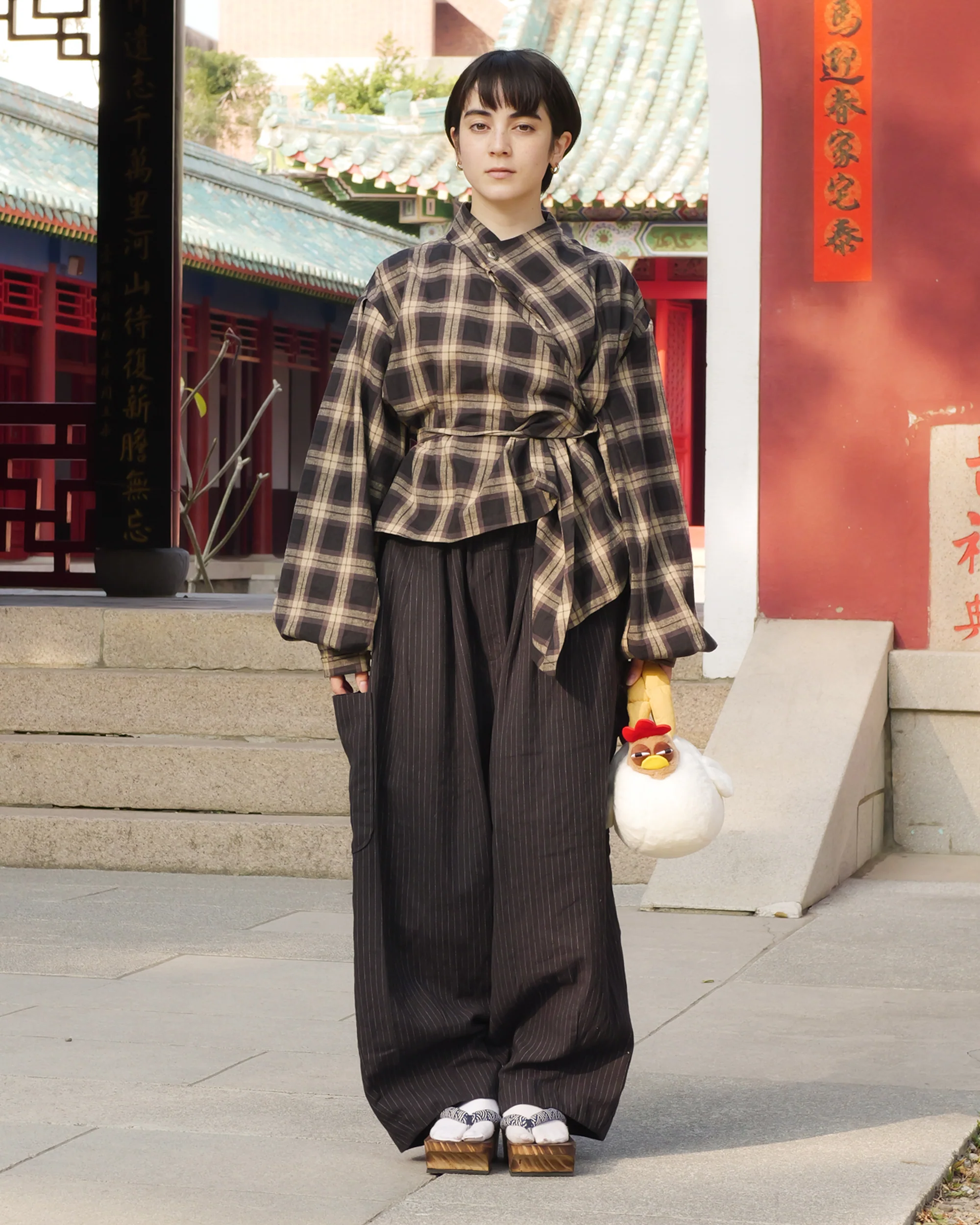 Long Sleeve Wang Top in Sesame - Image 15