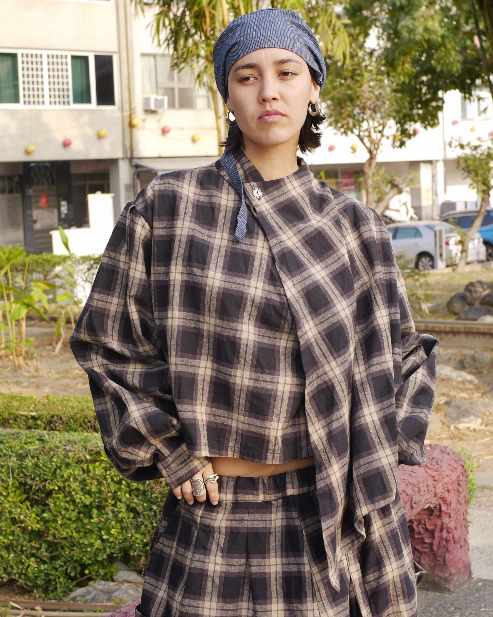 Long Sleeve Wang Top in Sesame - Image 18