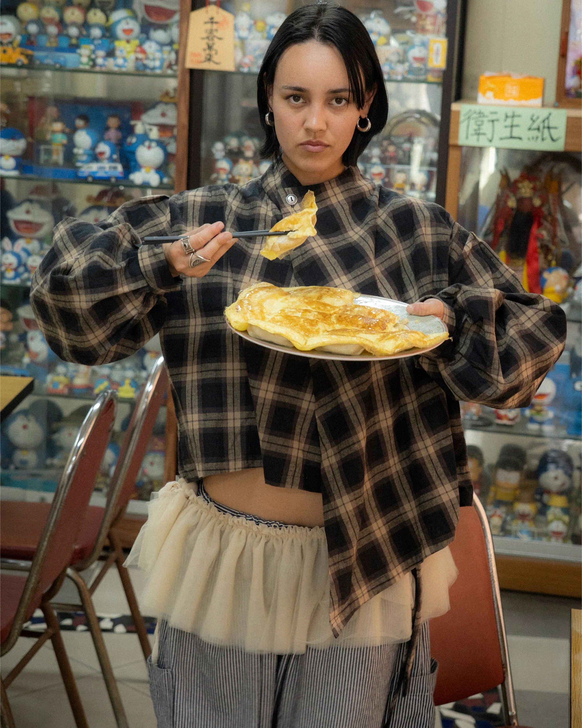 Long Sleeve Wang Top in Sesame - Image 6