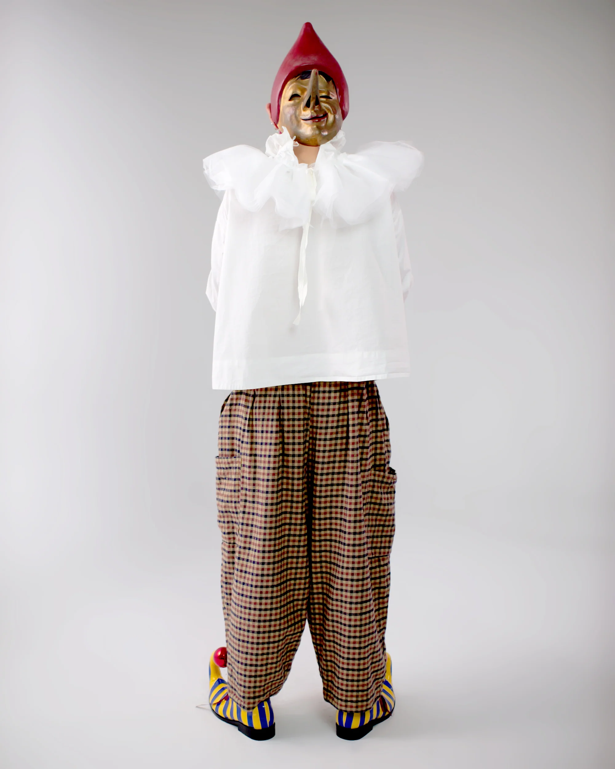 Lucky Pierrot Pant in Teddy Plaid - Image 8