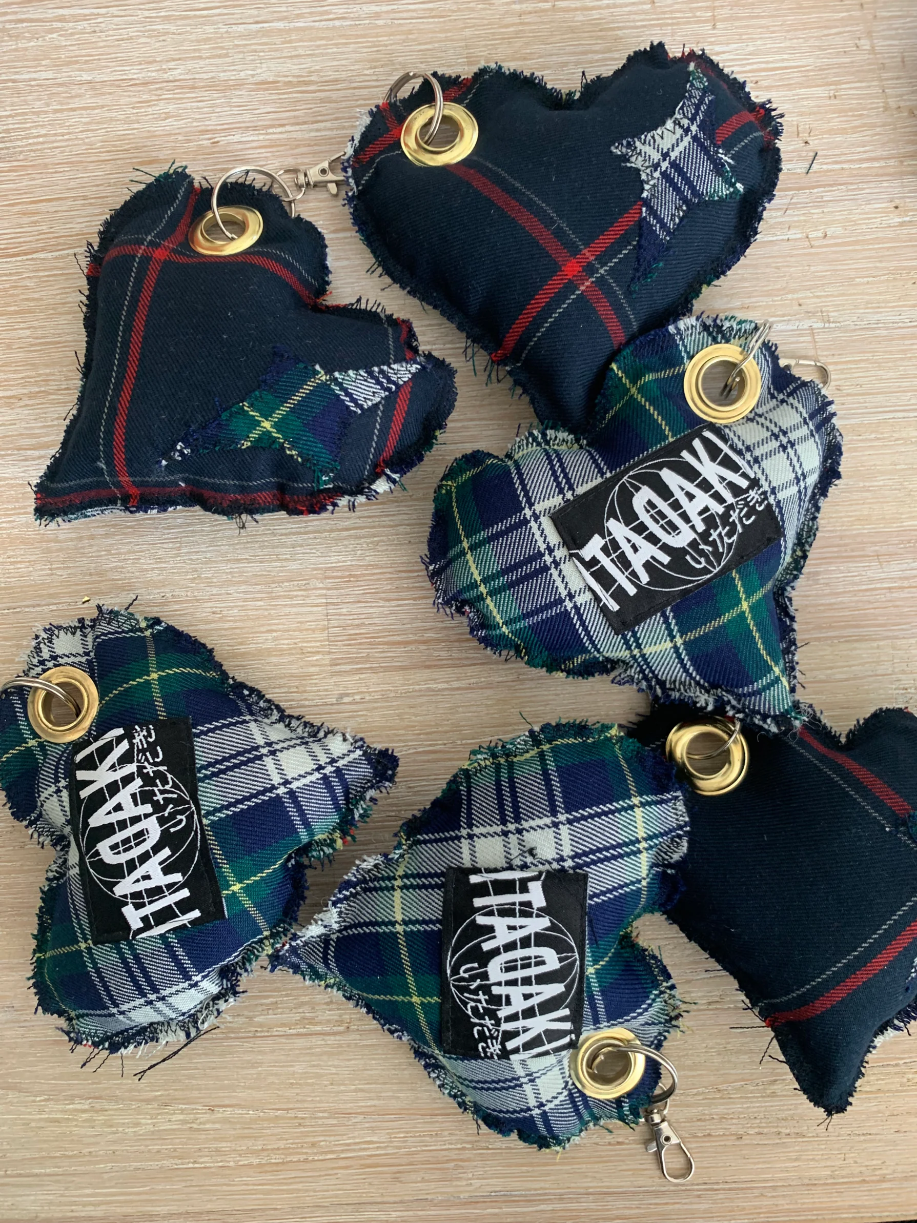 Off-Cut Keychain in Multi - Image 3