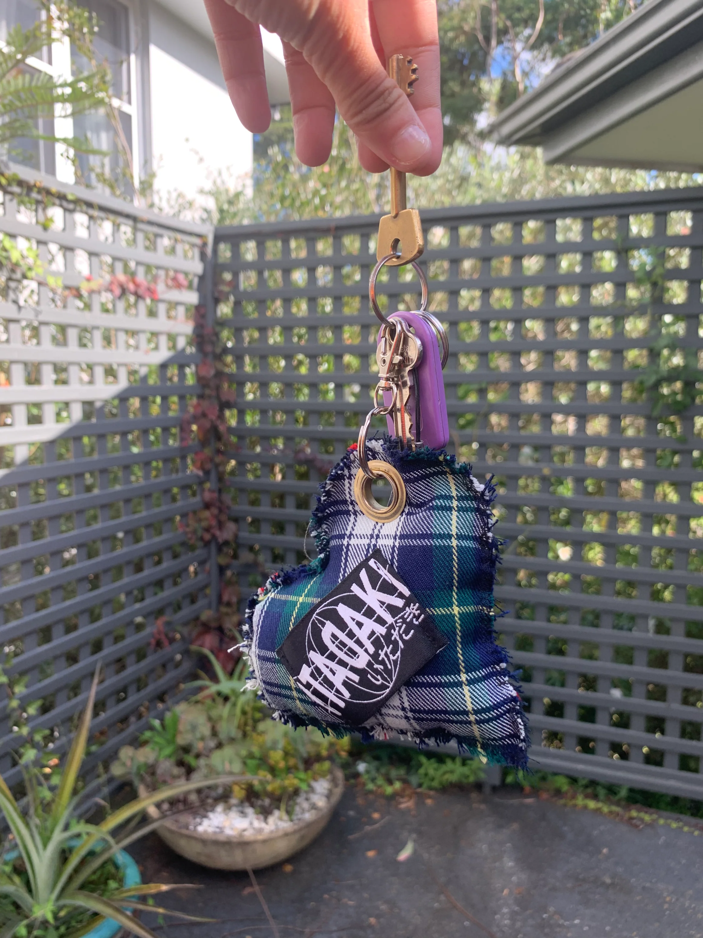 Off-Cut Keychain in Multi - Image 5