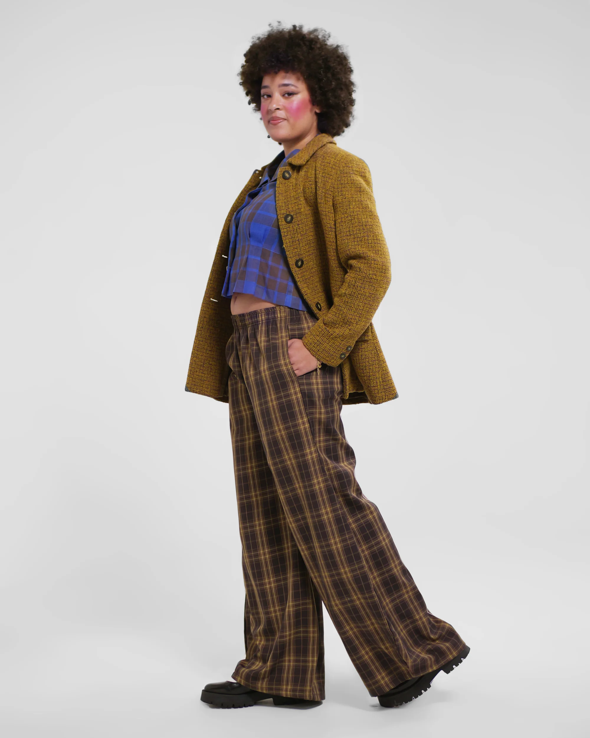 Shawties Puff Pant in Honeycomb - Image 17