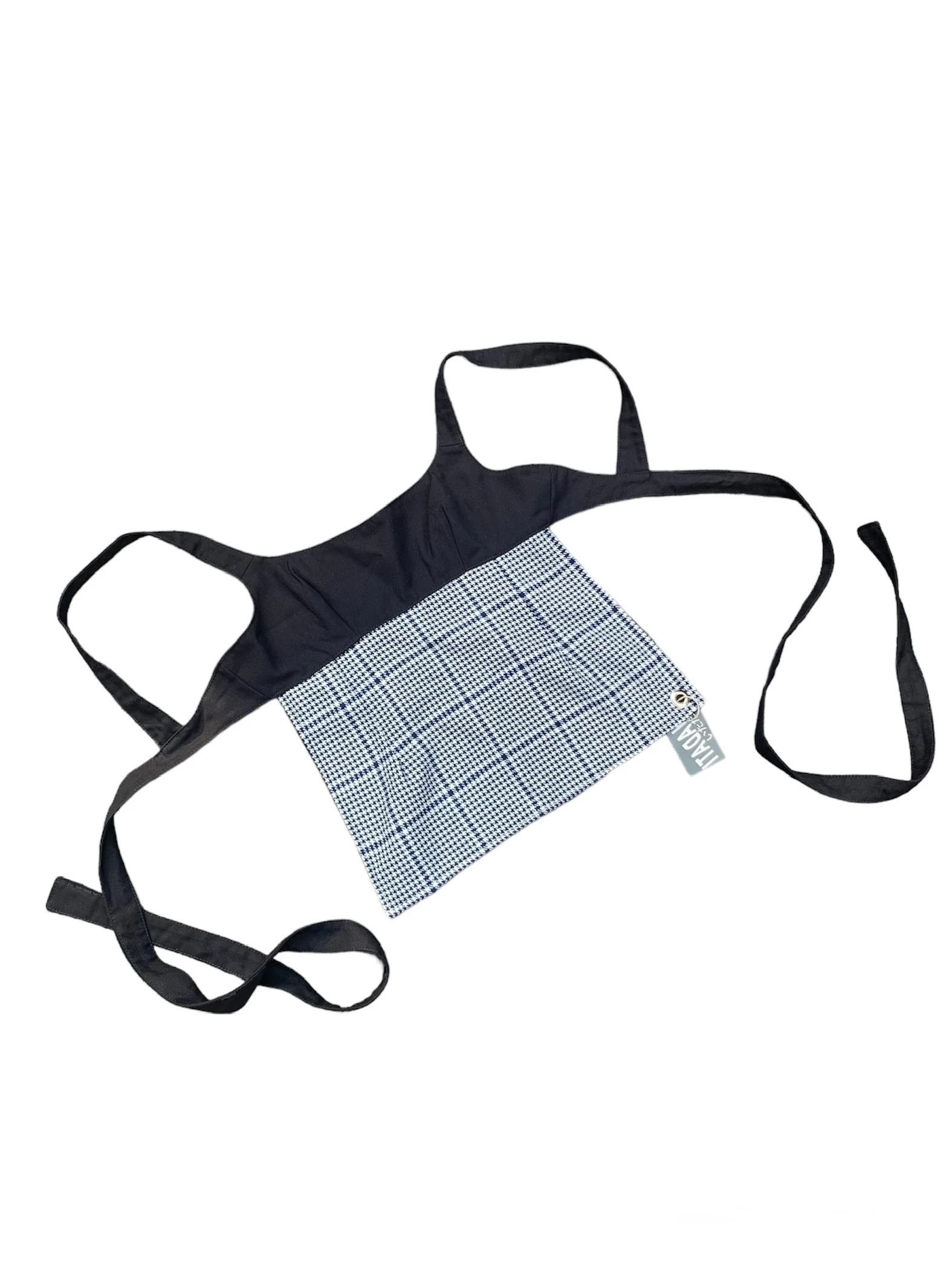 Obi Reversible Top In Black/Houndstooth - Image 10