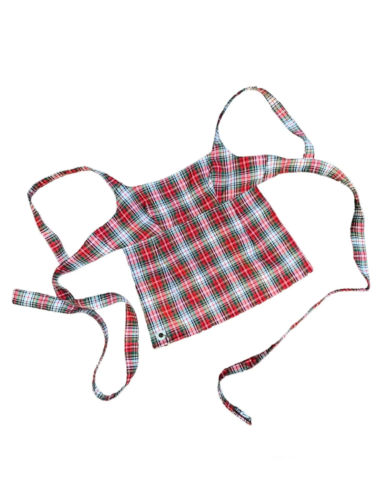 Obi Reversible Top in Red/Grey Pinstripe - Image 10