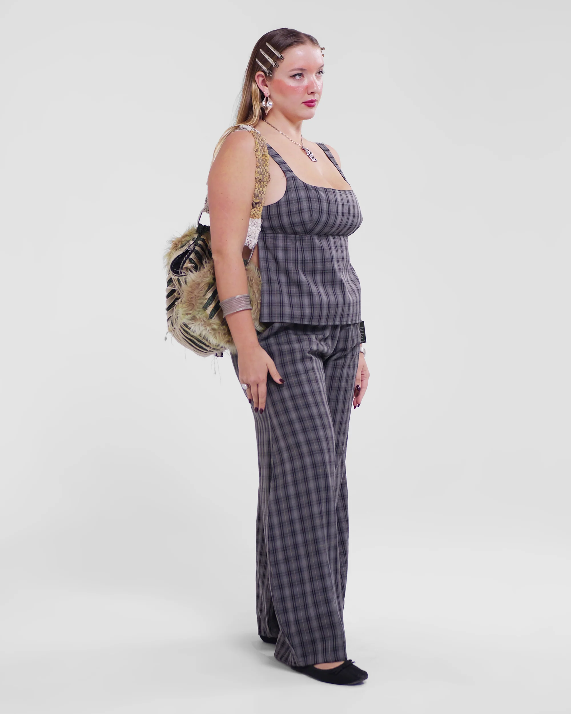 Obi Reversible Top in Smoke/Black - Image 17