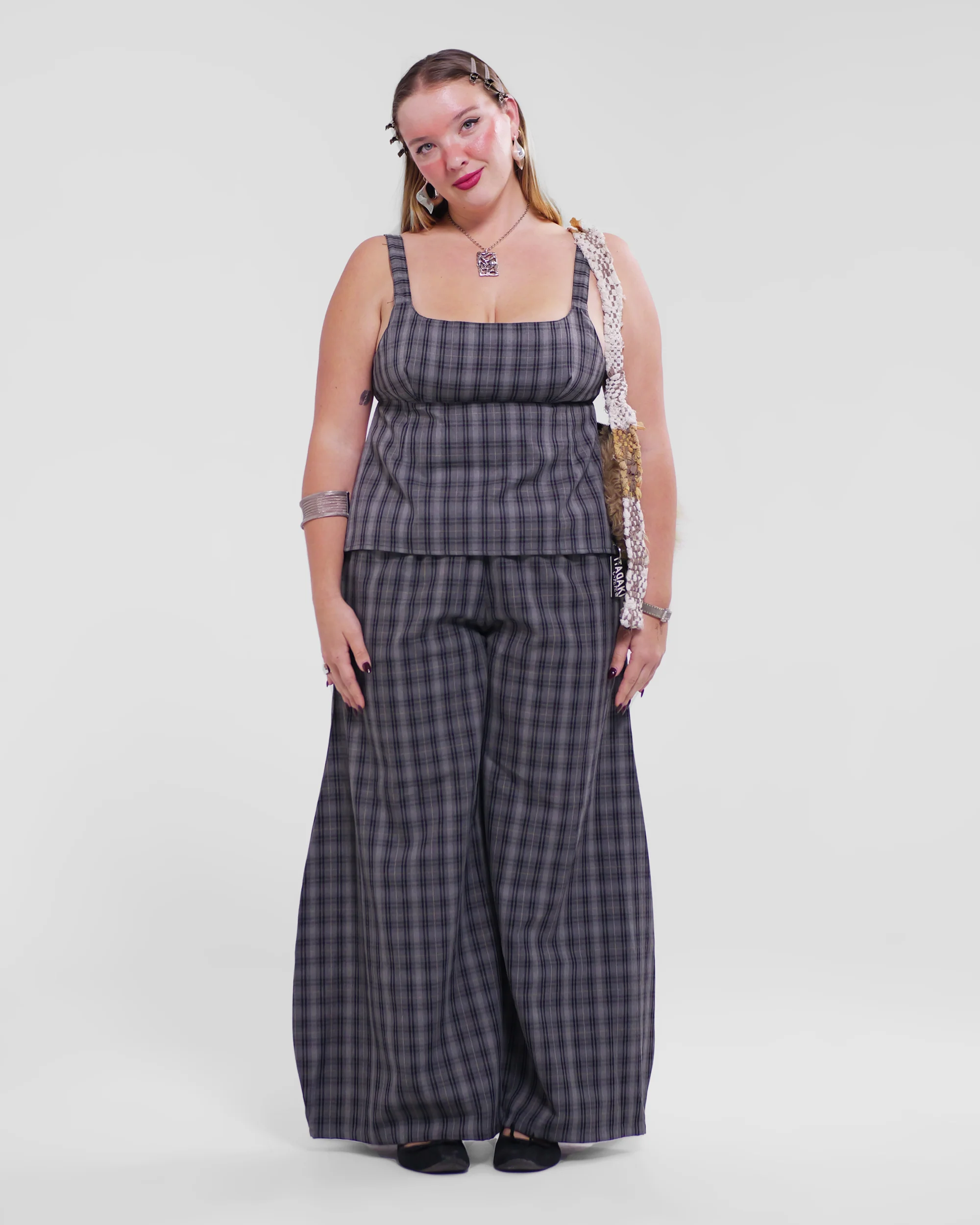 Obi Reversible Top in Smoke/Black - Image 6