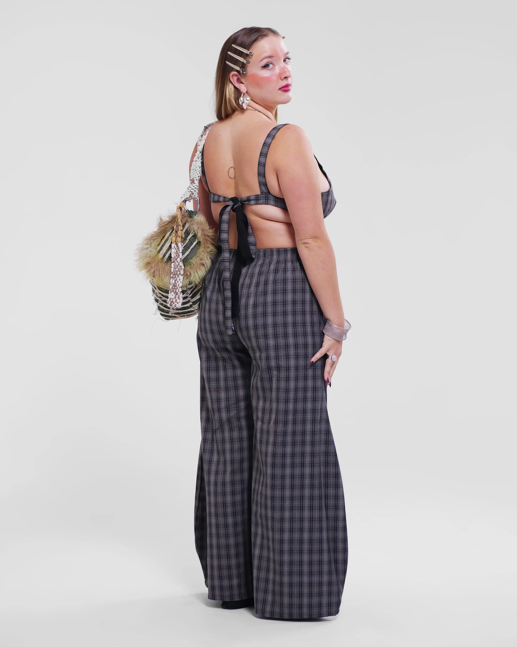 Obi Reversible Top in Smoke/Black - Image 7