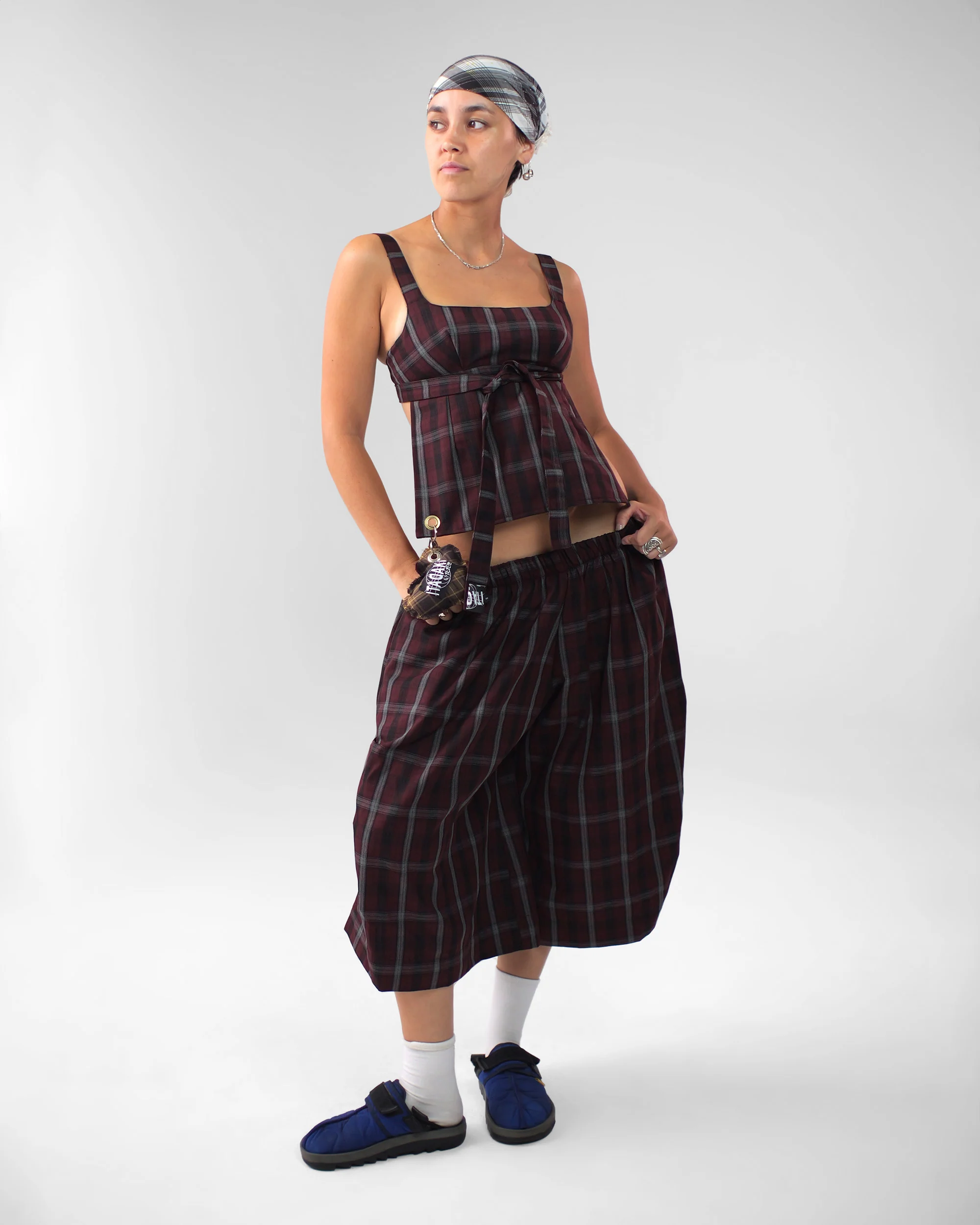 Obi Reversible Top in Wine/Honey - Image 7