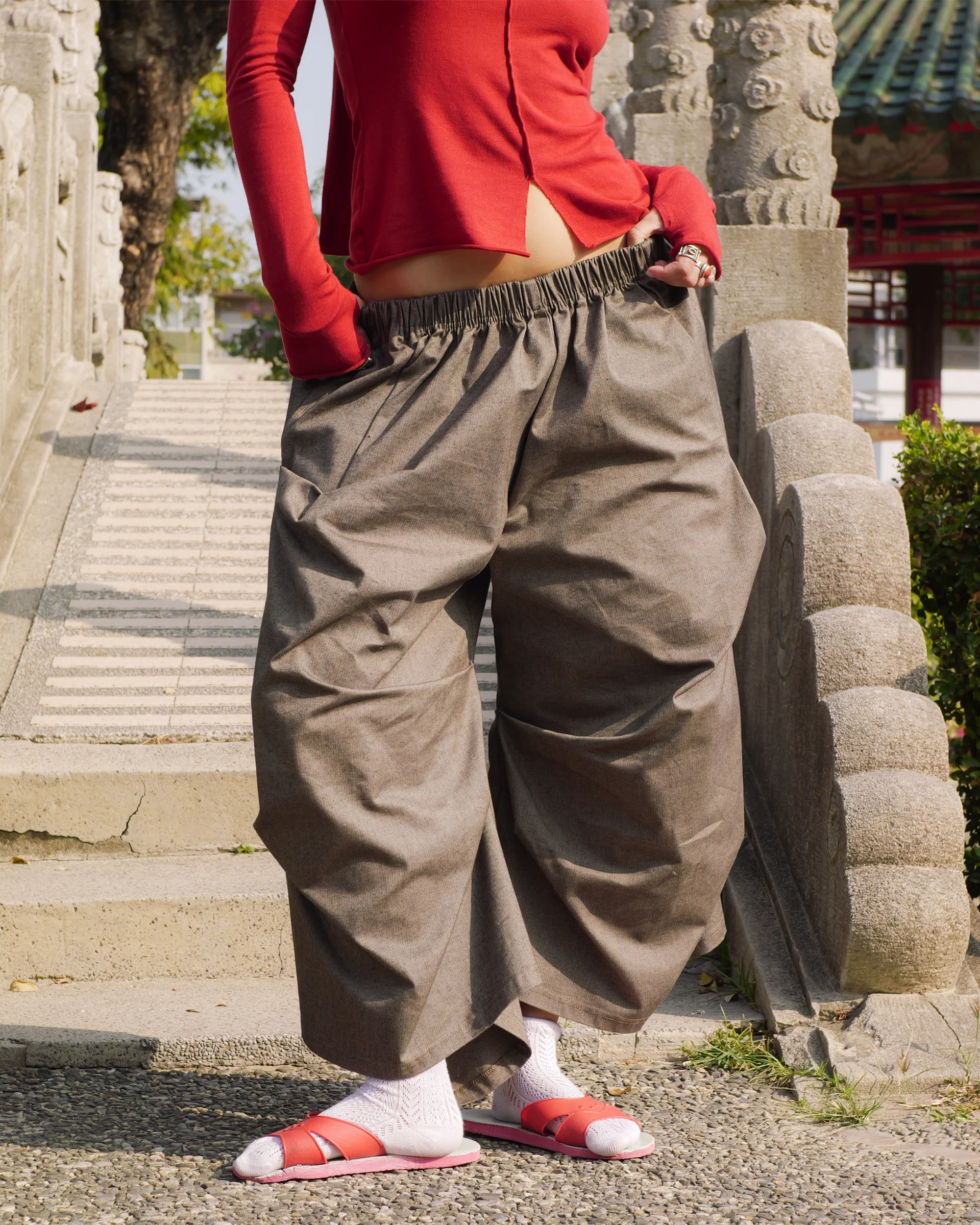 Toshi Shorts in Chia - Image 5