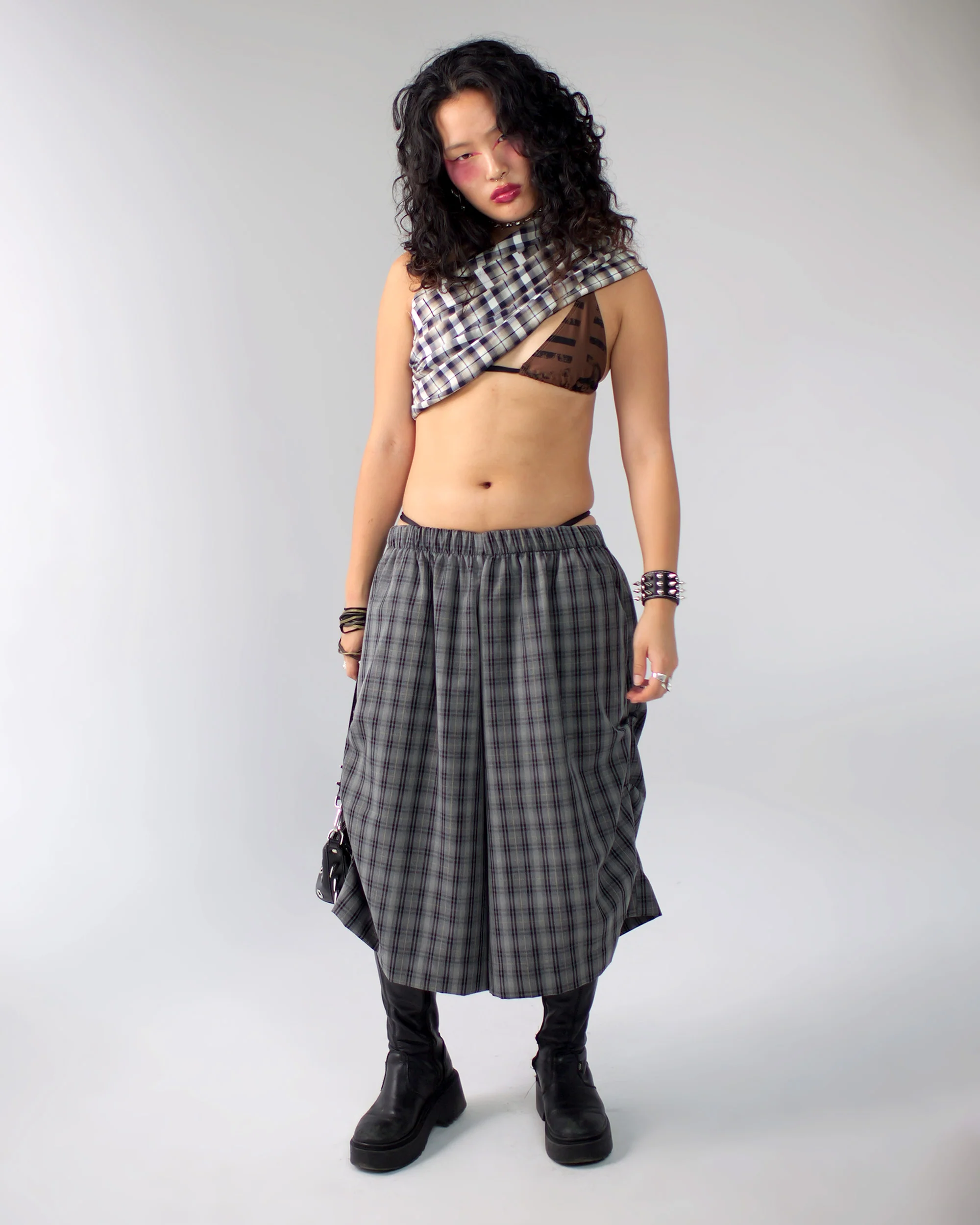 Kenji Shorts in Smoke Check - Image 3