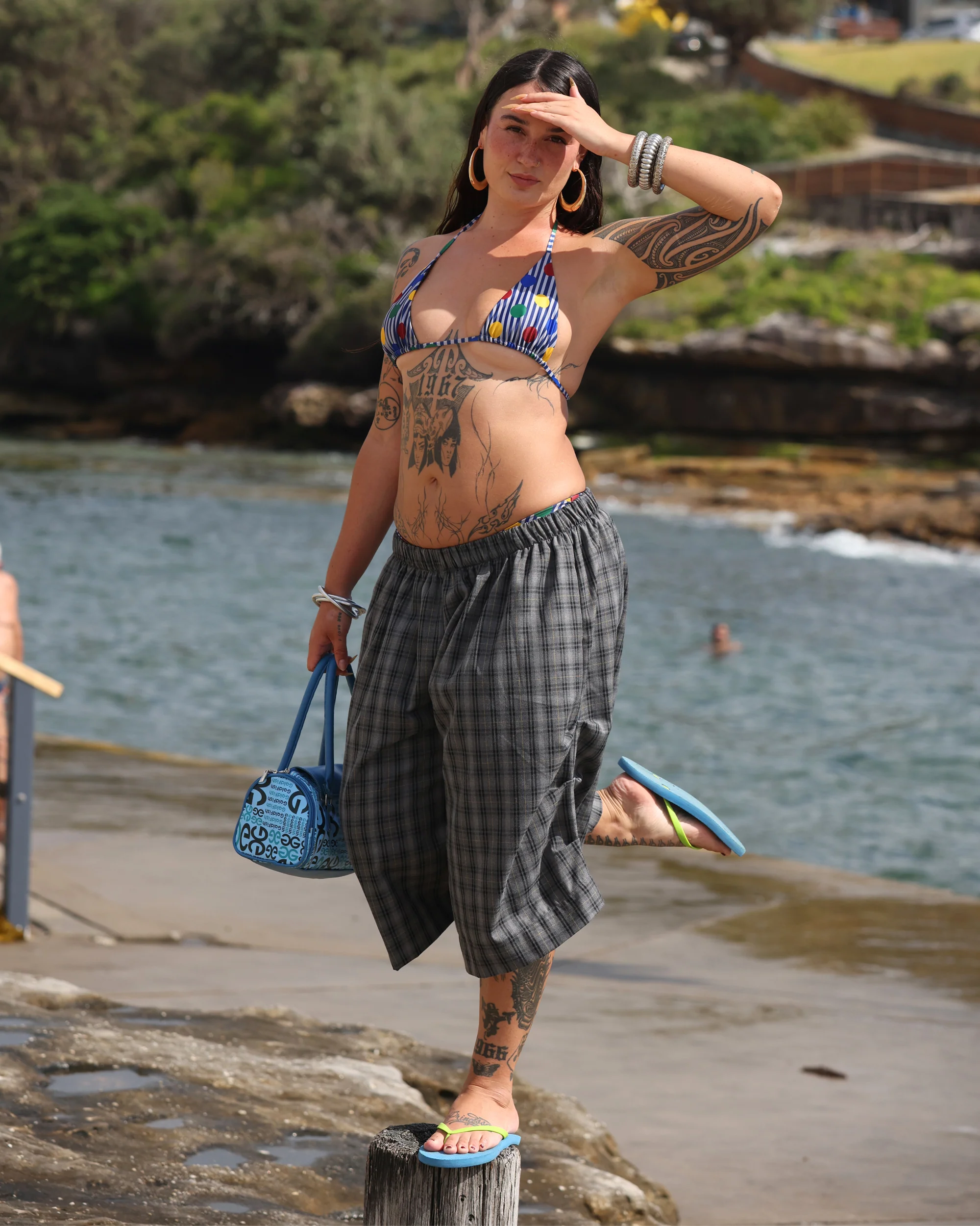 Kenji Shorts in Smoke Check - Image 6